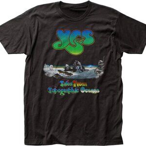 Yes Band Tour Album T-Shirt Tee Cotton T Shirt